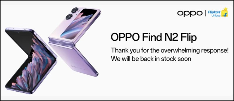 Chỉ một tuần ra mắt OPPO Find N2 Flip đã 