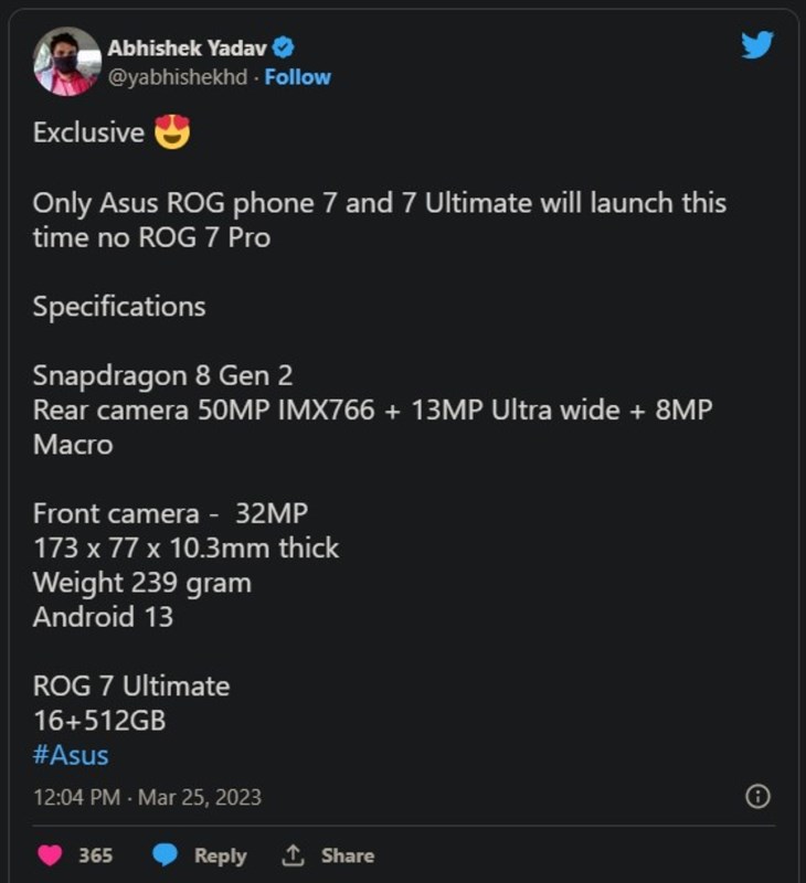 Rò rỉ từ leaker Abhishek Yadav Rò rỉ từ leaker Abhishek Yadav