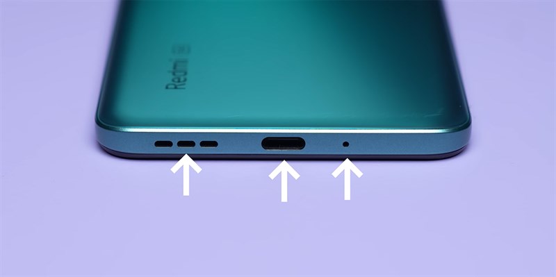Cạnh đáy chứa dải loa, cổng sạc USB-C, mic Cạnh đáy chứa dải loa, cổng sạc USB-C, mic