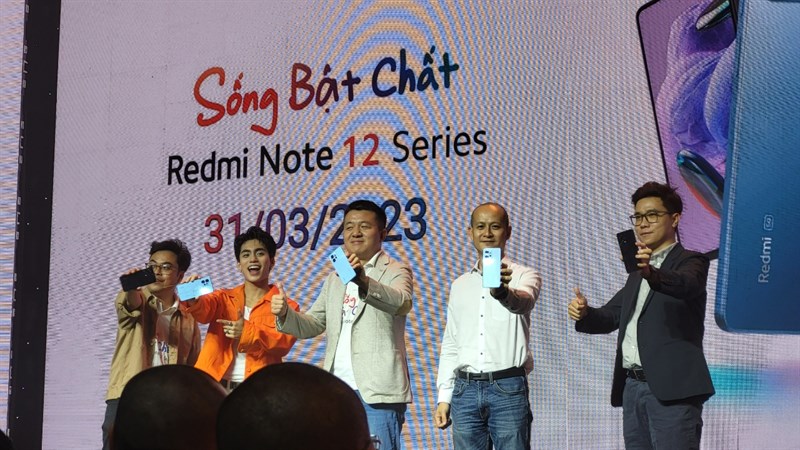 Toàn cảnh sự kiện ra mắt Redmi Note 12 Series tại Việt Nam