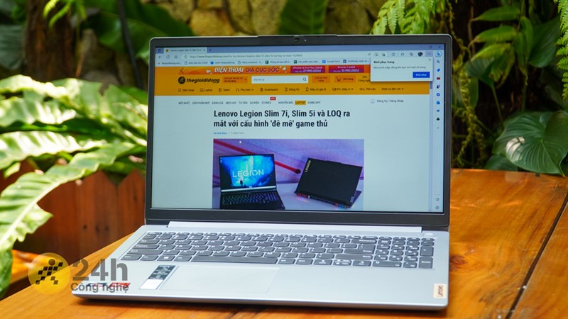 Lenovo IdeaPad 1 15AMN7 sở hữu cấu hình đủ dùng.