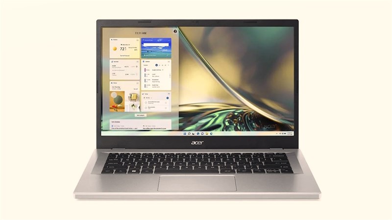 Acer Aspire 3 với Intel Core i3-N305 ra mắt: Pin dùng 11 giờ, giá từ 11.4 triệu đồng