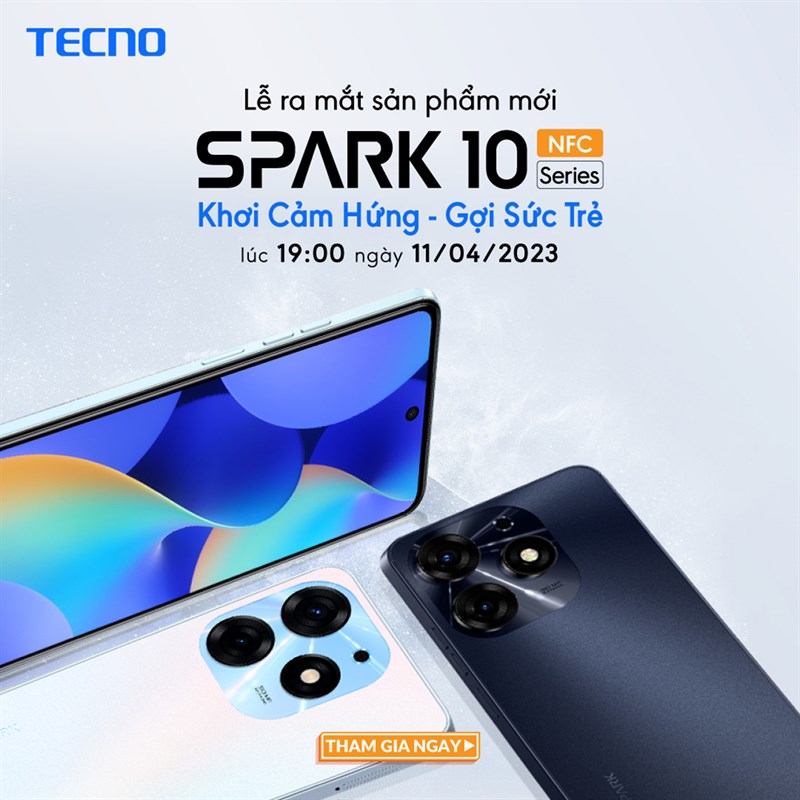 Tecno Spark 10 Series ấn định ngày ra mắt tại Việt Nam Tecno Spark 10 Series ấn định ngày ra mắt tại Việt Nam