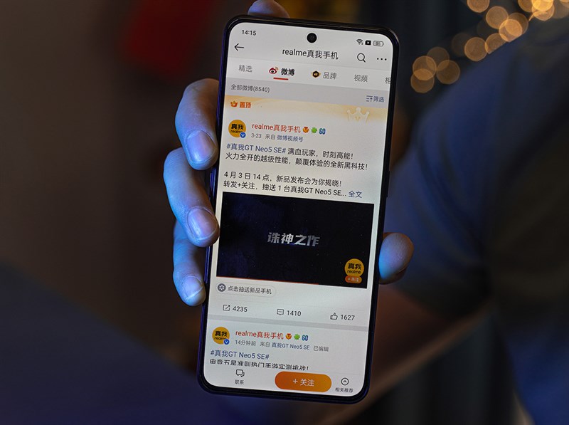 realme GT Neo5 SE còn sở hữu dung lượng RAM lớn lên đến 16 GB và bộ nhớ trong khủng đến 1 TB realme GT Neo5 SE còn sở hữu dung lượng RAM lớn lên đến 16 GB và bộ nhớ trong khủng đến 1 TB