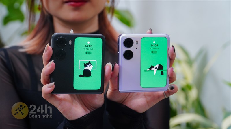 Cách nuôi thú cưng trên màn hình ngoài OPPO Find N2 Flip