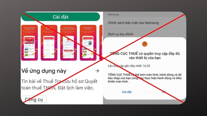 Cảnh báo chiêu trò giả mạo ứng dụng của cơ quan nhà nước để lừa đảo Cảnh báo chiêu trò giả mạo ứng dụng của cơ quan nhà nước để lừa đảo