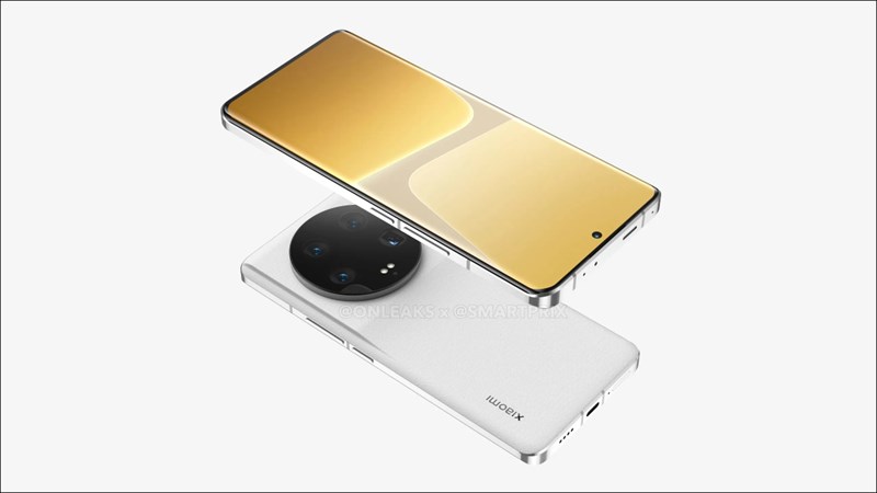 Lộ ảnh render Xiaomi 13 Ultra mới: Màn hình cong bắt mắt, khung nhôm cao cấp