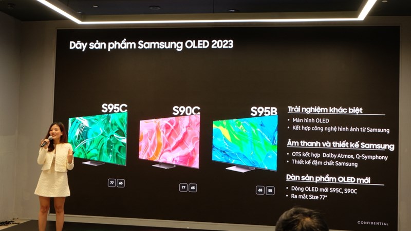 Một điểm nổi bật khác là dòng sản phẩm Samsung OLED 2023, dòng TV sở hữu độ chính xác về màu sắc hoàn hảo Một điểm nổi bật khác là dòng sản phẩm Samsung OLED 2023, dòng TV sở hữu độ chính xác về màu sắc hoàn hảo