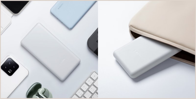 Xiaomi Power Bank 10.000 mAh 22.5 W Lite chỉ có phiên bản màu trắng Xiaomi Power Bank 10.000 mAh 22.5 W Lite chỉ có phiên bản màu trắng