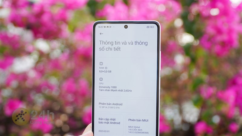 Redmi Note 12 Pro còn được trang bị dung lượng RAM tối đa 11 GB (8 GB RAM chính + 3 GB RAM ảo) Redmi Note 12 Pro còn được trang bị dung lượng RAM tối đa 11 GB (8 GB RAM chính + 3 GB RAM ảo)