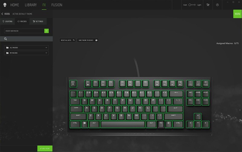 Mọi người có thể điều chỉnh Alienware AW420K thông qua phần mềm Alienware Command Center Mọi người có thể điều chỉnh Alienware AW420K thông qua phần mềm Alienware Command Center