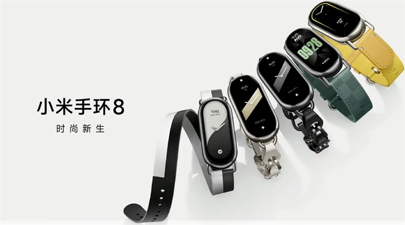 Xioami Band 8 có thể tùy biến với nhiều loại dây thời trang hơn