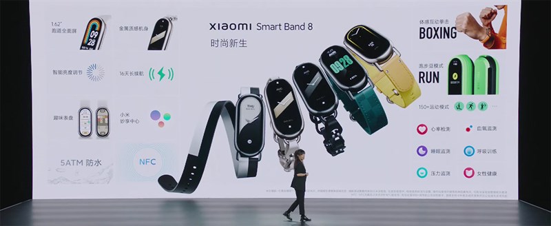 Xiaomi Band 8 có rất nhiều tính năng chăm sóc sức khỏe đi kèm