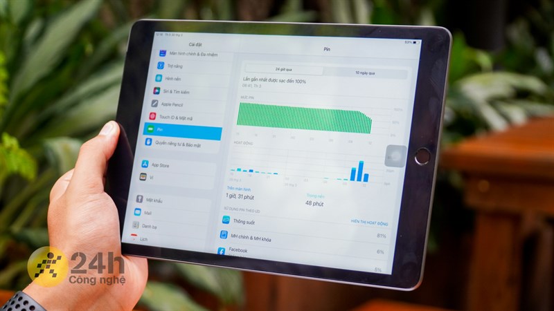 Thời lượng sử dụng pin của iPad Gen 9 chắc chắn sẽ không khiến bạn phải thất vọng.