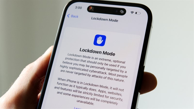 Lockdown Mode của iPhone ngăn chặn thành công Pegasus Lockdown Mode của iPhone ngăn chặn thành công Pegasus