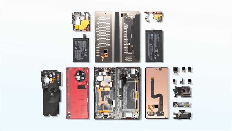 Mổ bụng Vivo X Fold2 Mổ bụng Vivo X Fold2