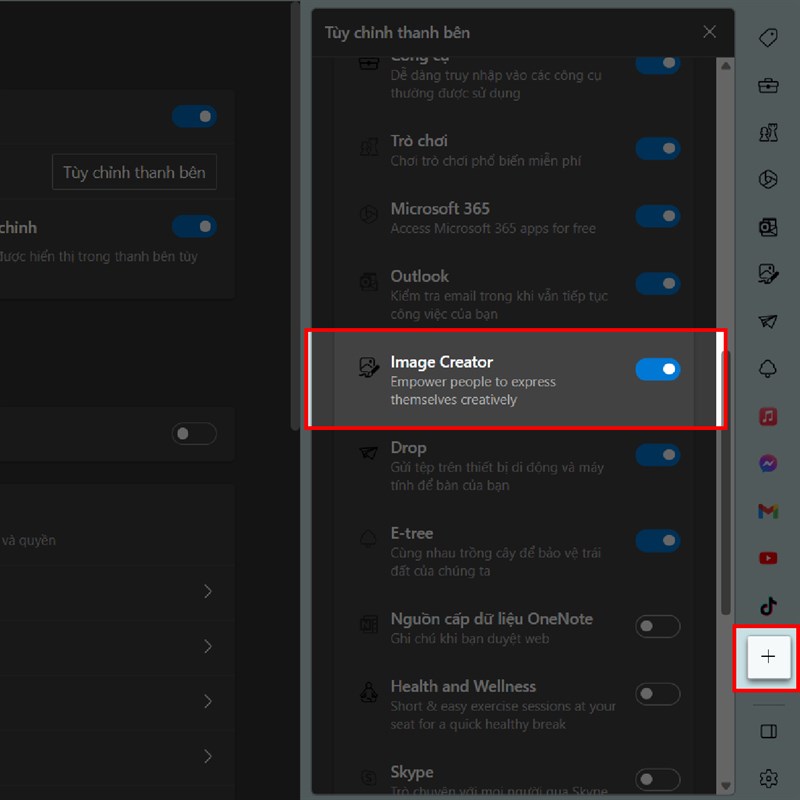 Cách tạo ảnh bằng AI trên Edge máy tính Cách tạo ảnh bằng AI trên Edge máy tính