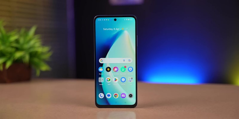 realme Narzo N55 có kích thước 165.6 x 75.9 x 7.89 mm và nặng khoảng 189.5 gram.