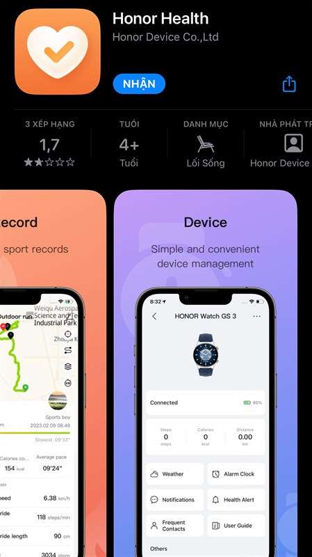 Honor Watch đã có thể kết nối được với iPhone (iOS) Honor Watch đã có thể kết nối được với iPhone (iOS)