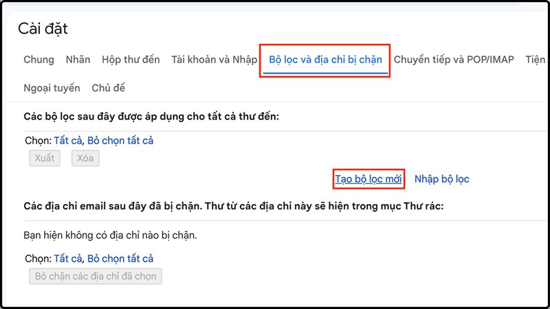 cách chặn Mail rác cách chặn Mail rác