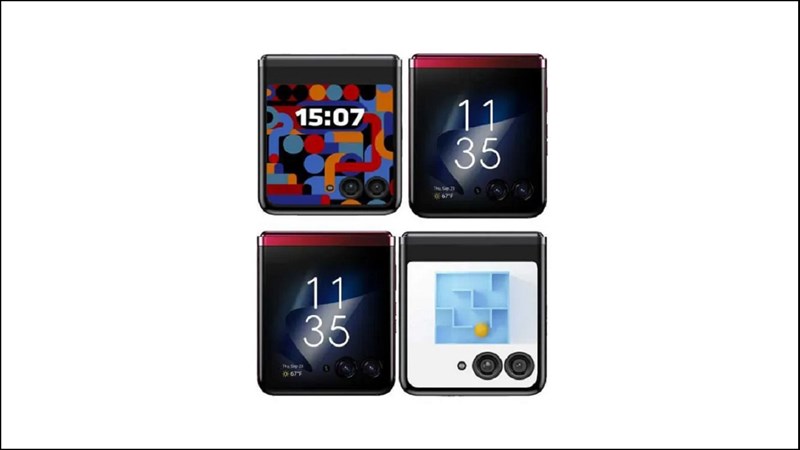 Hình ảnh Motorola Razr 2023 được leaker Evan Blass đăng tải trên Twitter Hình ảnh Motorola Razr 2023 được leaker Evan Blass đăng tải trên Twitter