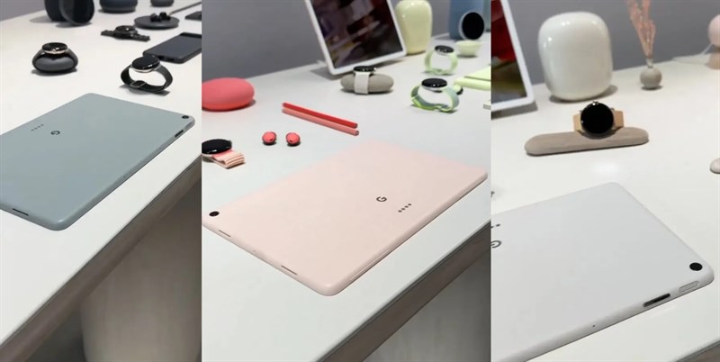 Lộ ảnh thực tế ba phiên bản màu sắc của máy tính bảng Google Pixel Lộ ảnh thực tế ba phiên bản màu sắc của máy tính bảng Google Pixel