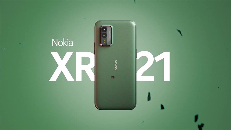 Nokia XR21 5G sở hữu tổng thể mềm mại với các góc và mặt lưng đều được bo cong.