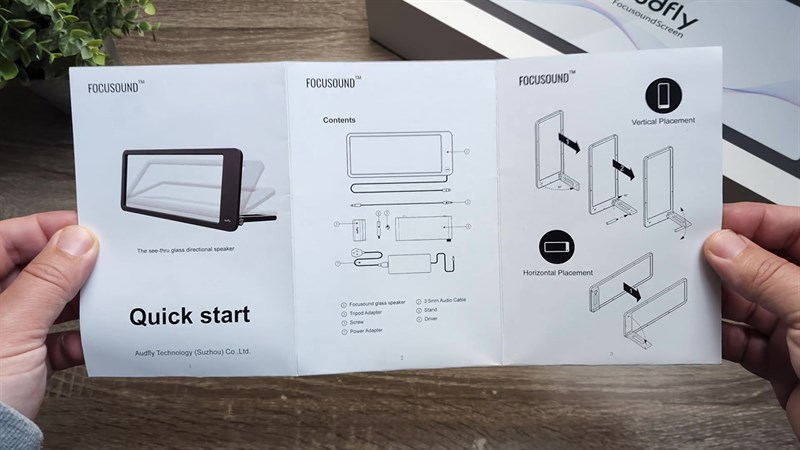 Hướng dẫn sử dụng và các thành phần của Focusound Glass. Hướng dẫn sử dụng và các thành phần của Focusound Glass.