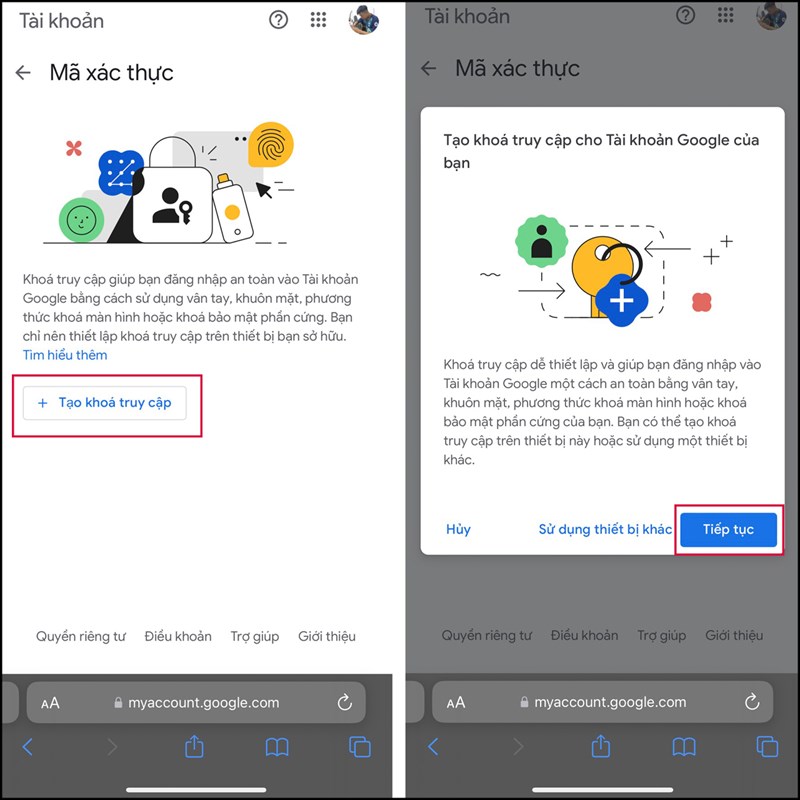 Cách kích hoạt passkey cho tài khoản Google Cách kích hoạt passkey cho tài khoản Google