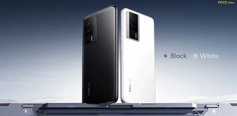 POCO F5 Pro có đến 2 màu sắc cho bạn lựa chọn là Đen và Trắng POCO F5 Pro có đến 2 màu sắc cho bạn lựa chọn là Đen và Trắng