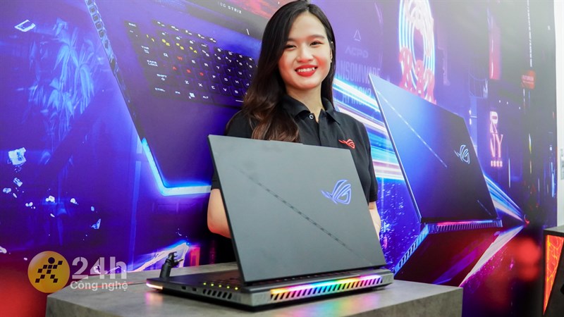 ASUS ROG STRIX Scar 16 2023 nổi bật với vẻ ngoài vuông vắn, nam tính đặc trưng