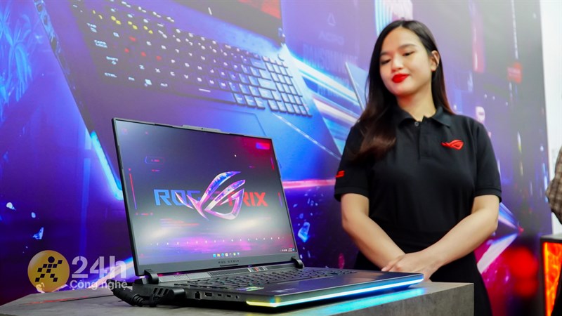 Màn hình của ASUS ROG STRIX Scar 16 2023 hỗ trợ tần số quét 240 Hz giúp mang đến trải nghiệm mượt mà