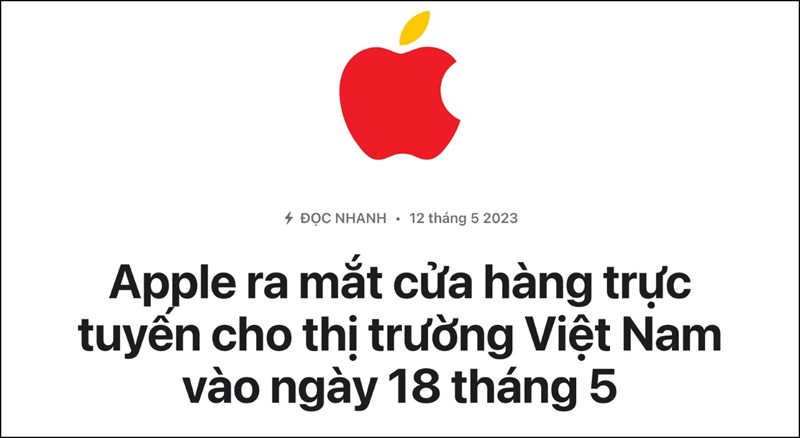 Apple Store trực tuyến sắp ra mắt ở Việt Nam Apple Store trực tuyến sắp ra mắt ở Việt Nam