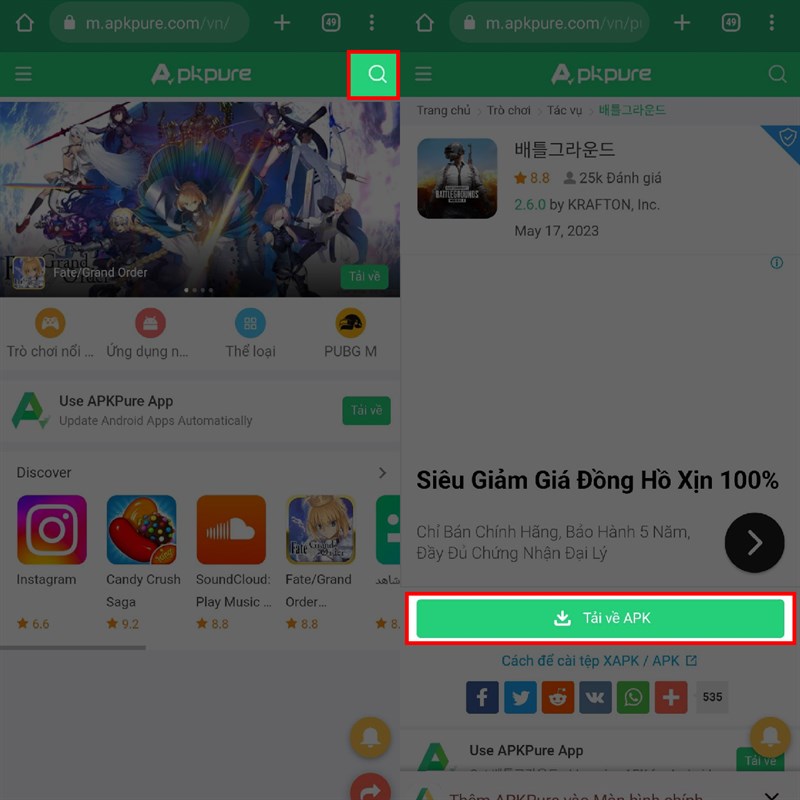 Cách tải app không có sẵn ở quốc gia trên Android Cách tải app không có sẵn ở quốc gia trên Android