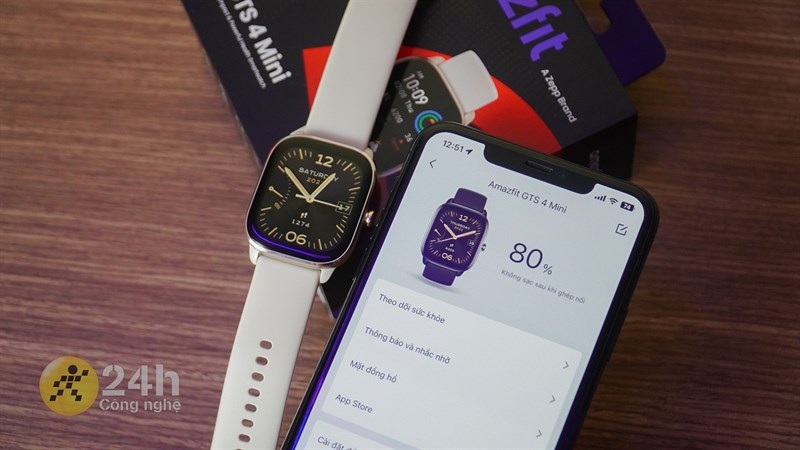 Amazfit GTS 4 mini: Smartwatch Amazfit đáng mua