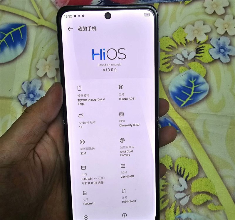 Tecno Phantom V Yoga sẽ được trang bị vi xử lý Dimensity 8050 Tecno Phantom V Yoga sẽ được trang bị vi xử lý Dimensity 8050