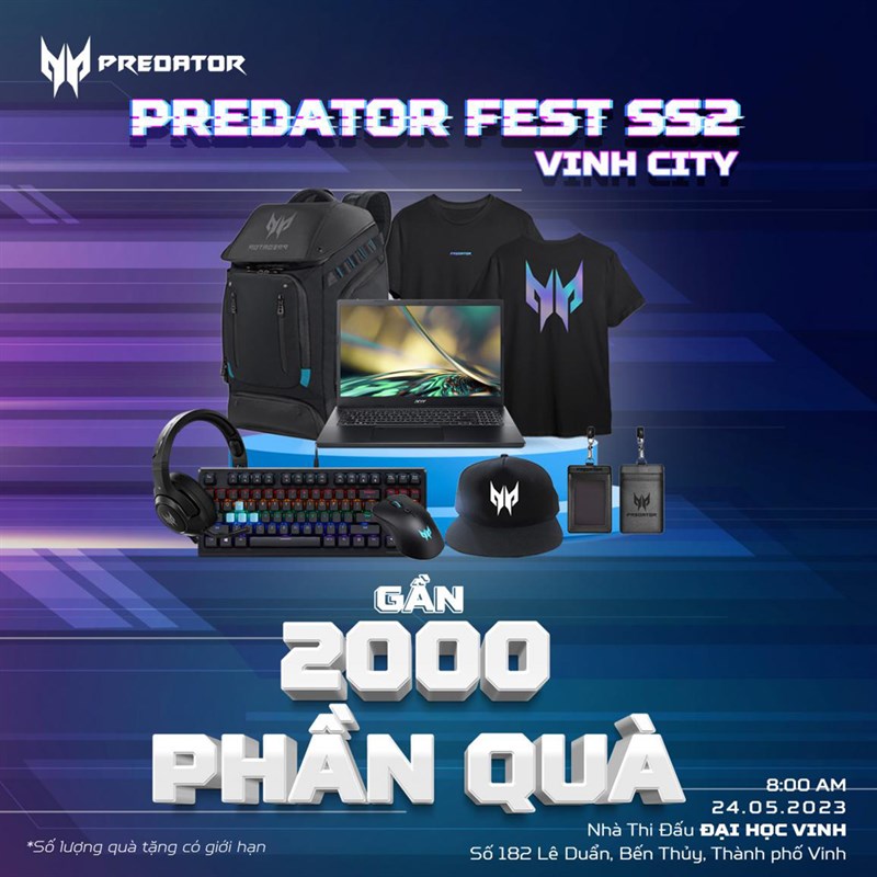 Sự kiện Predator Fest SS2 sắp diễn ra Sự kiện Predator Fest SS2 sắp diễn ra
