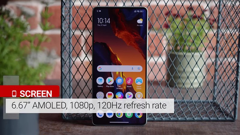 POCO F5 sở hữu màn hình OLED kích thước 6.67 inch. POCO F5 sở hữu màn hình OLED kích thước 6.67 inch.