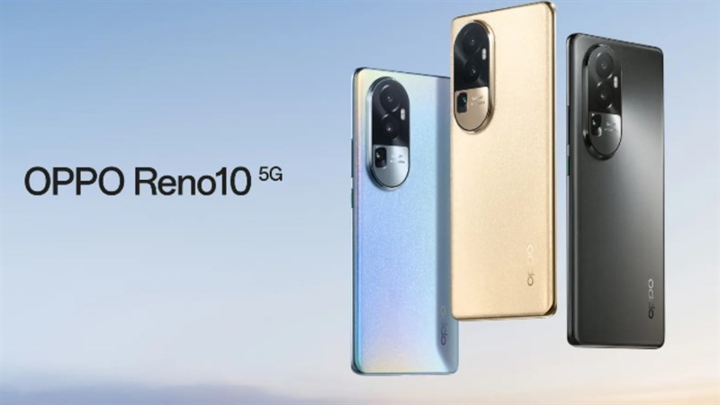 Mặt sau của OPPO Reno10 sử dụng chất liệu kính, được hoàn thiện dạng nhám.