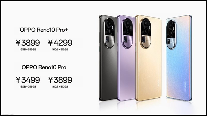 OPPO Reno10 Pro+ sở hữu mức giá dễ tiếp cận