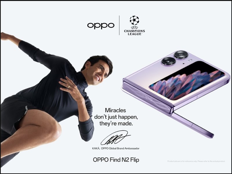 Ricardo Kaká chính thức trở thành đại sứ thương hiệu của OPPO