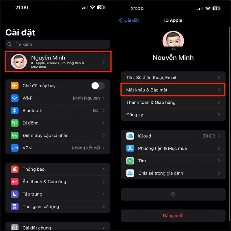 Cách xoá khoá bảo mật khỏi ID Apple