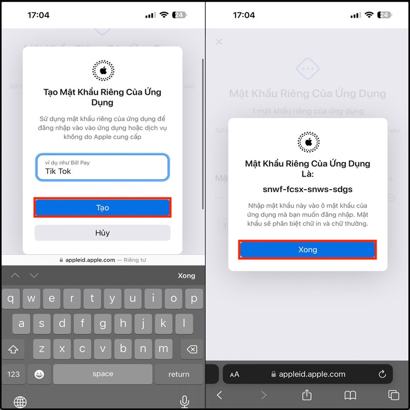 Cách tạo mật khẩu riêng cho ứng dụng trên ID Apple Cách tạo mật khẩu riêng cho ứng dụng trên ID Apple