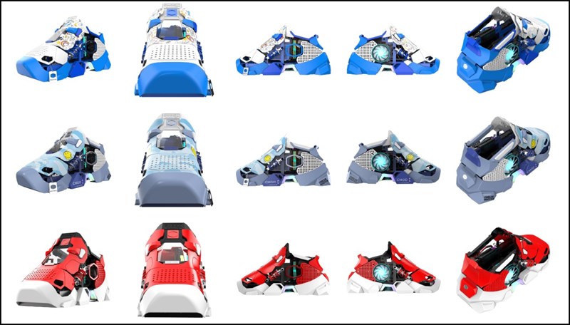 Các tuỳ chọn màu sắc của Sneaker X trên trang chủ Cooler Master Các tuỳ chọn màu sắc của Sneaker X trên trang chủ Cooler Master