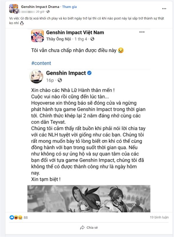 Genshin Impact bất ngờ biến mất khỏi Google Play, cổng nạp cũng gặp vấn đề Genshin Impact bất ngờ biến mất khỏi Google Play, cổng nạp cũng gặp vấn đề