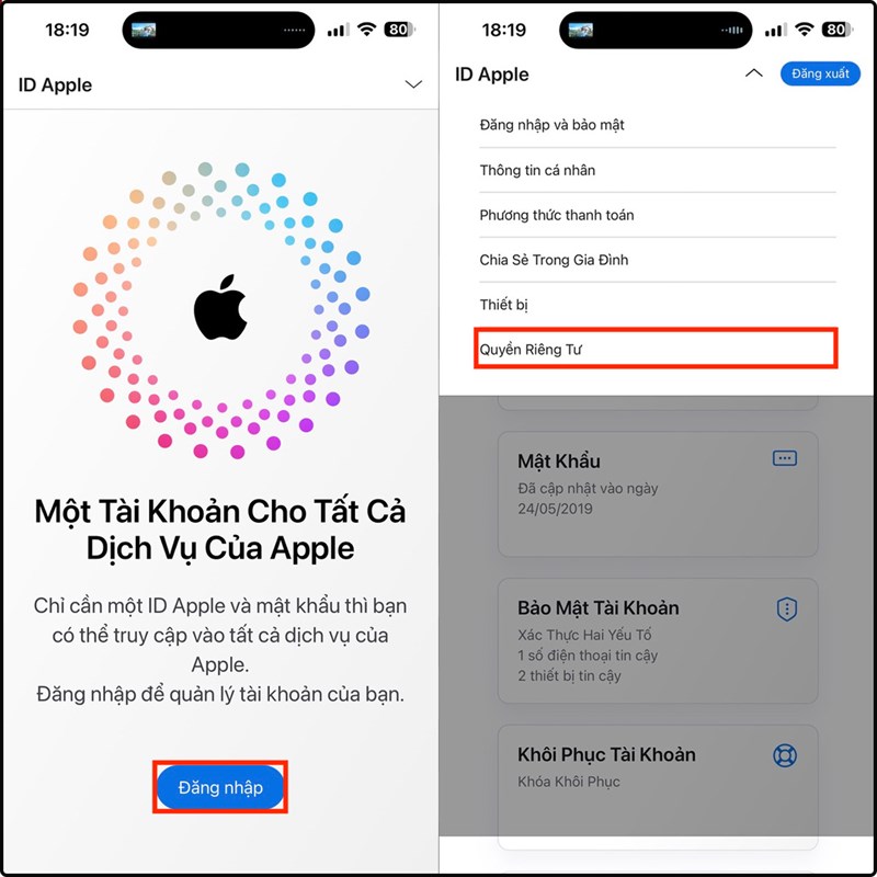 Cách ẩn địa chỉ Email trên iPhone