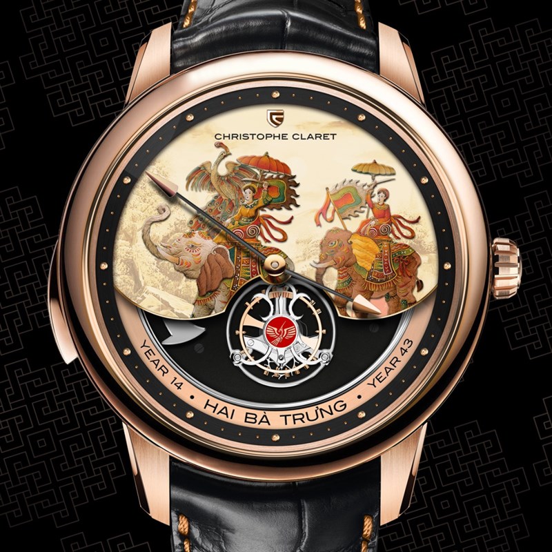 Cận cảnh chiếc đồng hồ Hai Bà Trưng của Christophe Claret