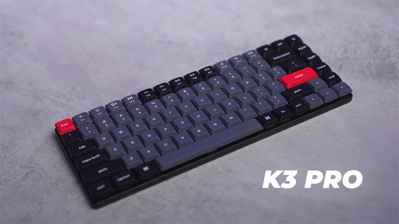 Keychron K3 Pro là một chiếc bàn phím phù hợp cho những ai thích sự nhỏ gọn