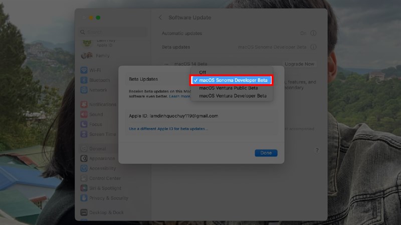 Cách cập nhật MacOS 14 Beta