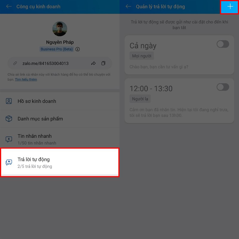 Cách dùng tin nhắn tự động trả lời trên Zalo Cách dùng tin nhắn tự động trả lời trên Zalo